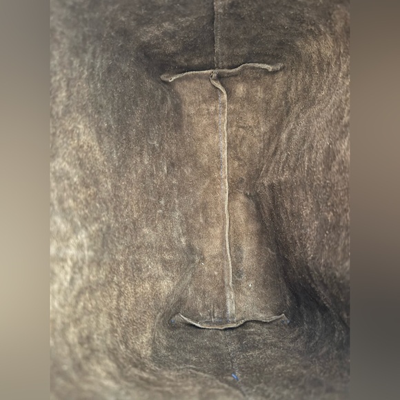 Primative Leather Tote Folds Flat Light 12”x9”x8” - Picture 5 of 10